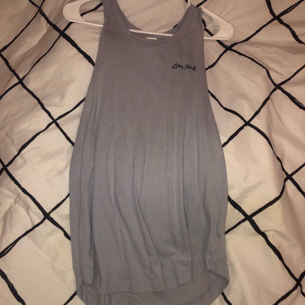 Lilac, purple victoria secret pink tank top